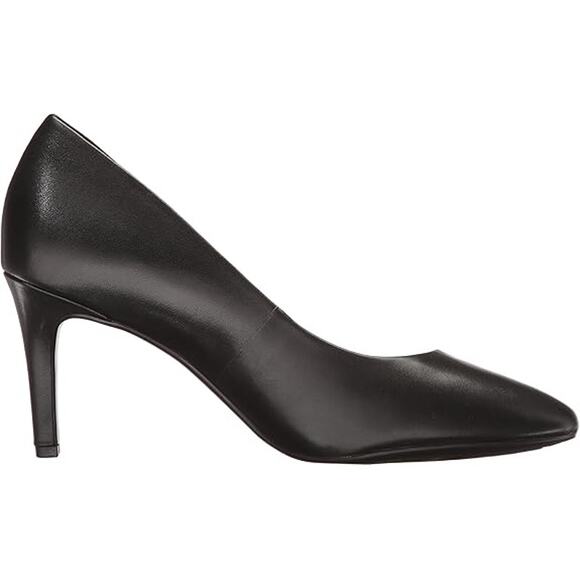Taryn Rose Black Stiletto Heels with Pointed Toe - Picture 3 of 7